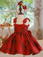 Niedliches Babykleid mit Stickerei, Kleinkind-Geburtstagskleid, Kommunionskleid, Prinzessinnenkleid 