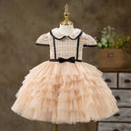 Kleinkind-Abendkleid, Prinzessinnenkleid für Babys, Kommunionskleid 