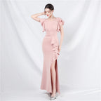 New wedding celebration exhibition car model long dress skirt