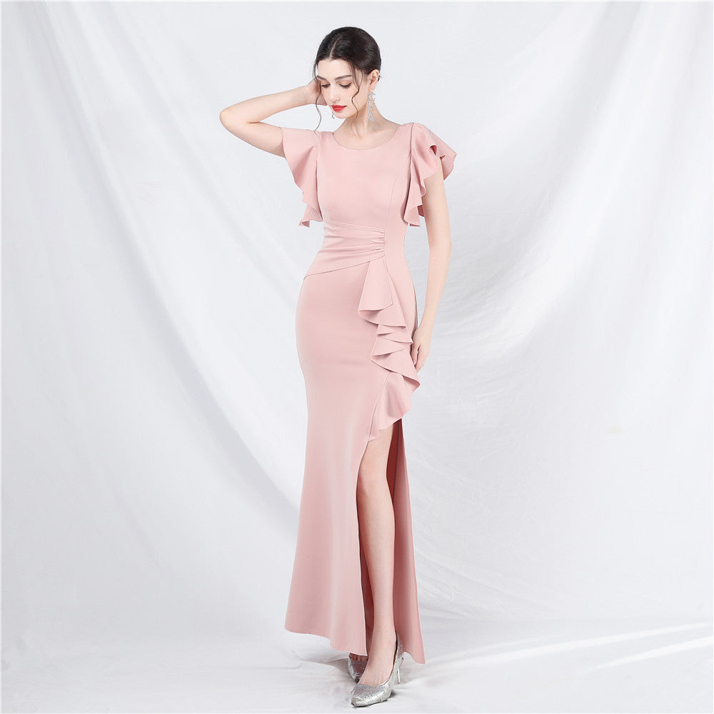New wedding celebration exhibition car model long dress skirt
