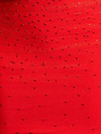 Vestido de fiesta corto de un solo hombro con pedrería