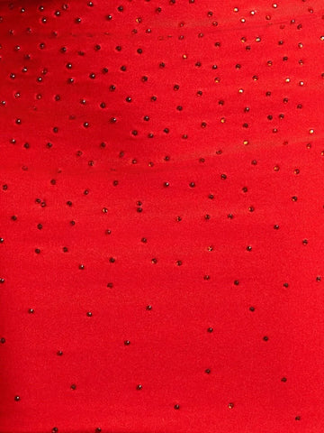 One Shoulder Red Homecoming Dress Short Prom Dress With Beading