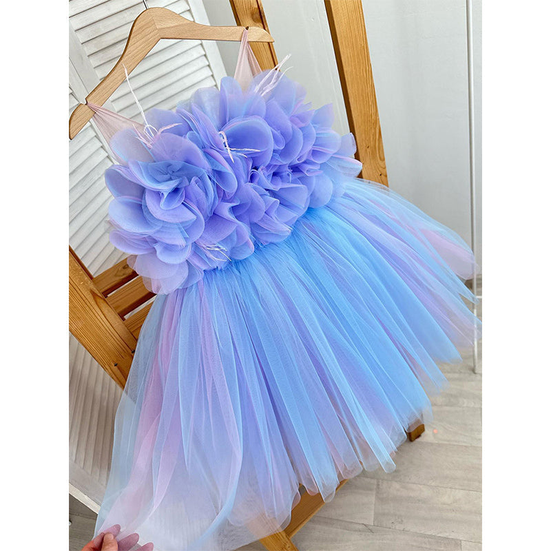 Lindo vestido de primera comunión para niña, vestido de princesa para cumpleaños de niña pequeña 