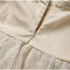 A-Linien-Kleid aus glitzerndem Tüll für den Homecoming-Ball