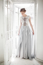 Gorgeous Inexpensive Lace Tulle Wedding Dress Boho Bridal Dresses