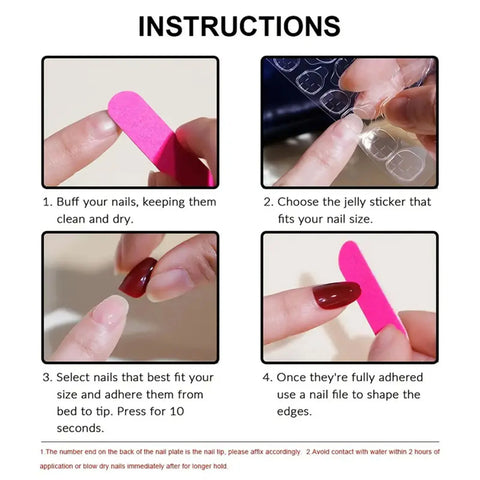 10 parches de uñas postizas moradas estilo francés, hechos a mano, con forma de estilete largo, con diseños de purpurina y diamantes de imitación, uñas postizas coreanas. 