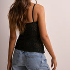 Lace Sheer Korean Crop Top