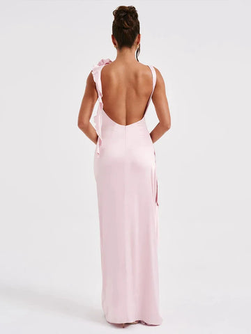 Appliques Slim Bodycon Vacation Dress