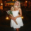 Bandage Waist Wrap A-line Vacation Dress
