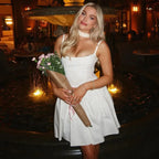 Bandage Waist Wrap A-line Vacation Dress