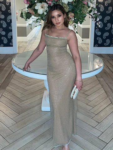 Sequin Nightclub Sexy Vacation Dress