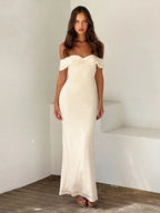 Vestido maxi ajustado para vacaciones