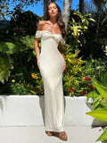 Vestido maxi ajustado para vacaciones