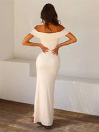 Vestido maxi ajustado para vacaciones