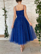 Sweetheart Straps Short Prom Dress Tea Length Homecoming Dress