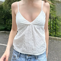 Fairycore Flower Hollow Crop Top
