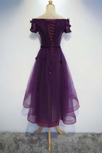 A-Linien-Abschlussballkleid mit Vokuhila