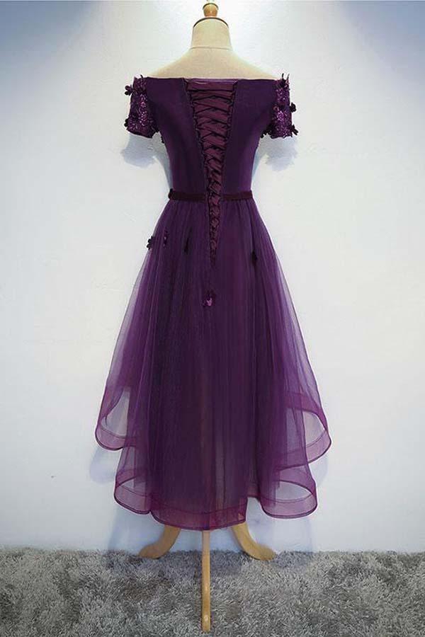 A-Linien-Abschlussballkleid mit Vokuhila