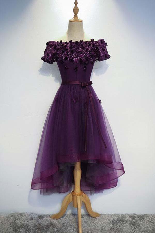 A-Linien-Abschlussballkleid mit Vokuhila