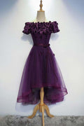 A-Linien-Abschlussballkleid mit Vokuhila