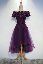 A-Linien-Abschlussballkleid mit Vokuhila