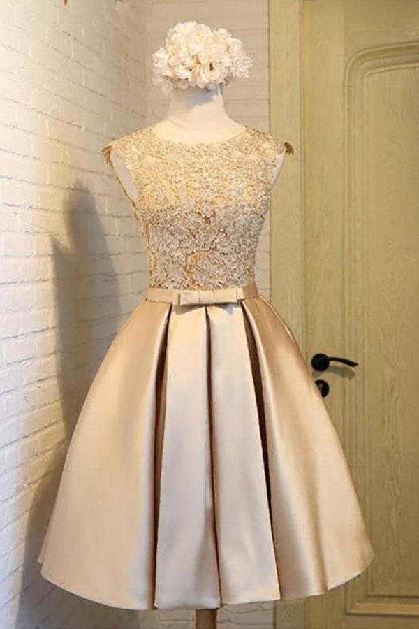 A-line Homecoming Dress Chic Short Prom Dress Party Dress