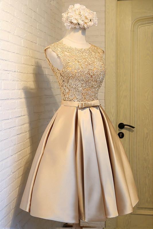 A-line Homecoming Dress Chic Short Prom Dress Party Dress