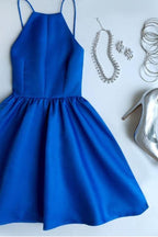 A-Linie Trägerloses kurzes Ballkleid Heimkehrkleid