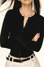 Short Slim-Fit Knit Cardigan