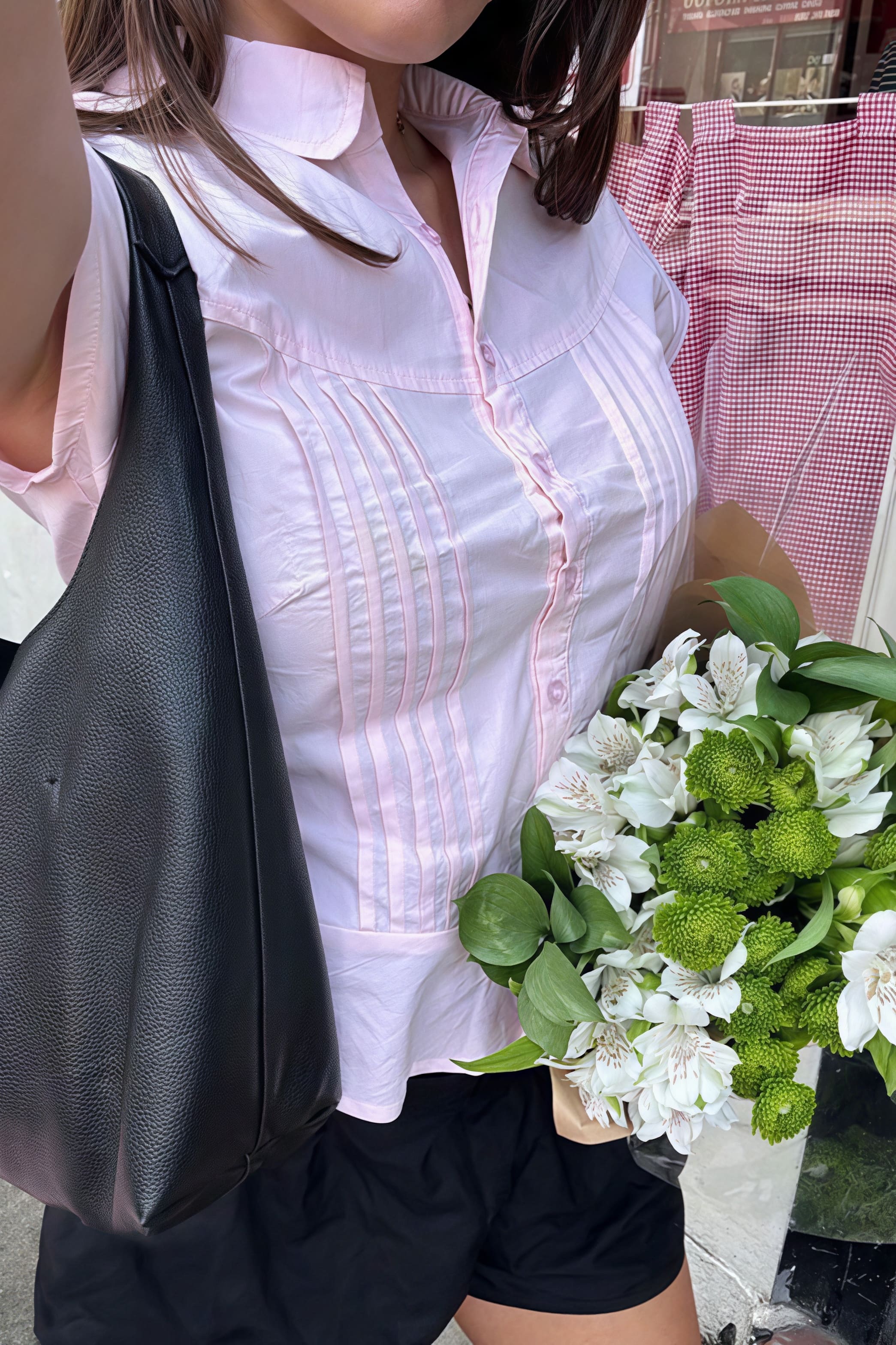 Unique Design Slim Fit Short Sleeve Blouse