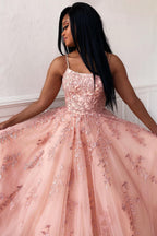 Prinzessinnen-Abendkleid mit Spaghettiträgern