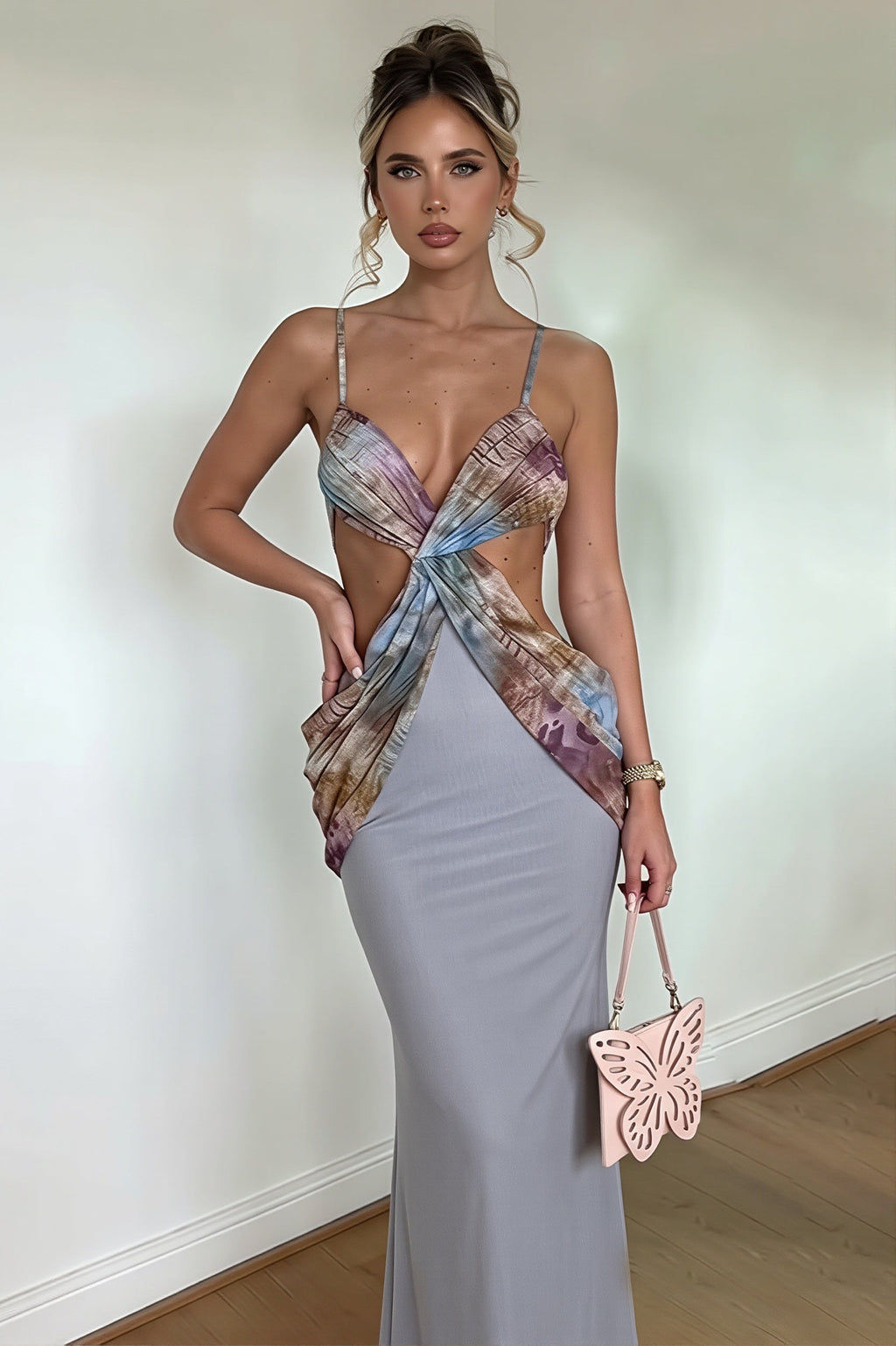 Sexy Backless Cami Vacation Maxi Dress
