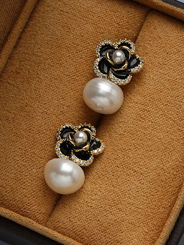 Accesorios para pendientes con forma de flor 