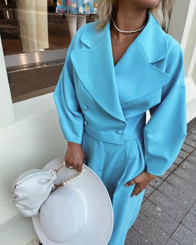 Margaret Mantel + Hosenanzug 