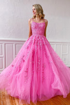 Prinzessinnen-Abendkleid mit Spaghettiträgern
