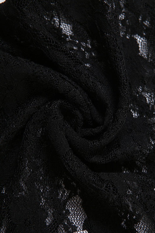 Contrast Lace Solid Sexy Cami Top
