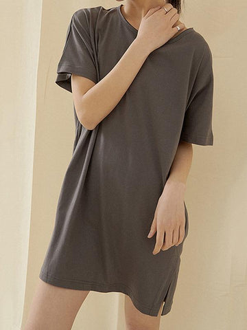 Camisetas sueltas, sencillas, lisas y cómodas 