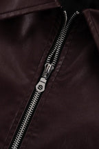 Fashion PU Leather Biker Jacket