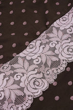 Vintage Polka Dot Lace Tank Top