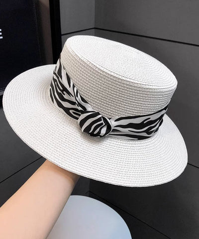 Sombrero cloche tejido de paja versátil de color caqui para mujer 