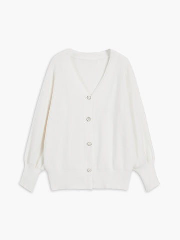 Pearl Of Joy – Übergroße Strickjacke 