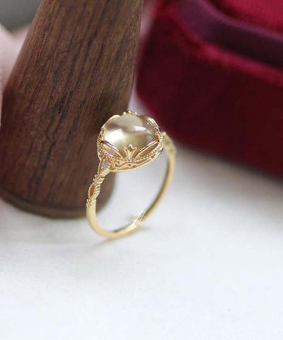 Original Design Gold Sterling Silber Overgild Zirkon Kristall Ringe 