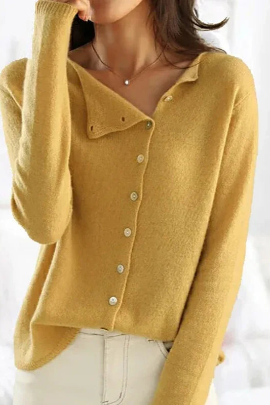 Elegant Button Knit Cardigan