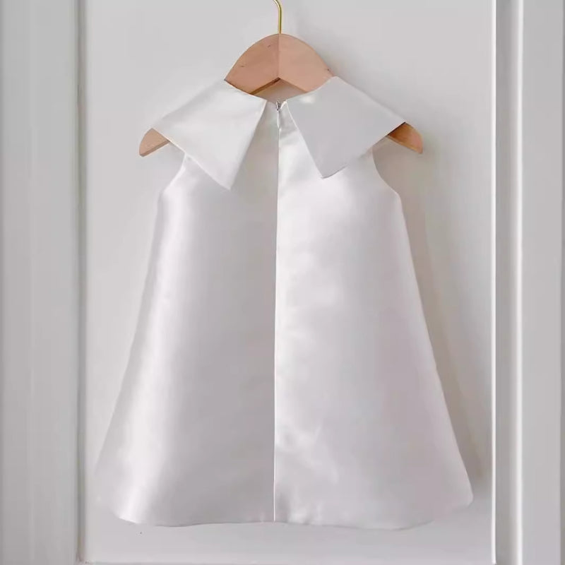 Elegante vestido de primera comunión para bebé, vestidos para niña de las flores 