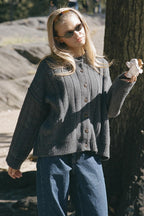Soft Rib Relaxed Cardigan