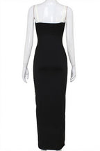 Elegant Patchwork Bow Solid Maxi Dress