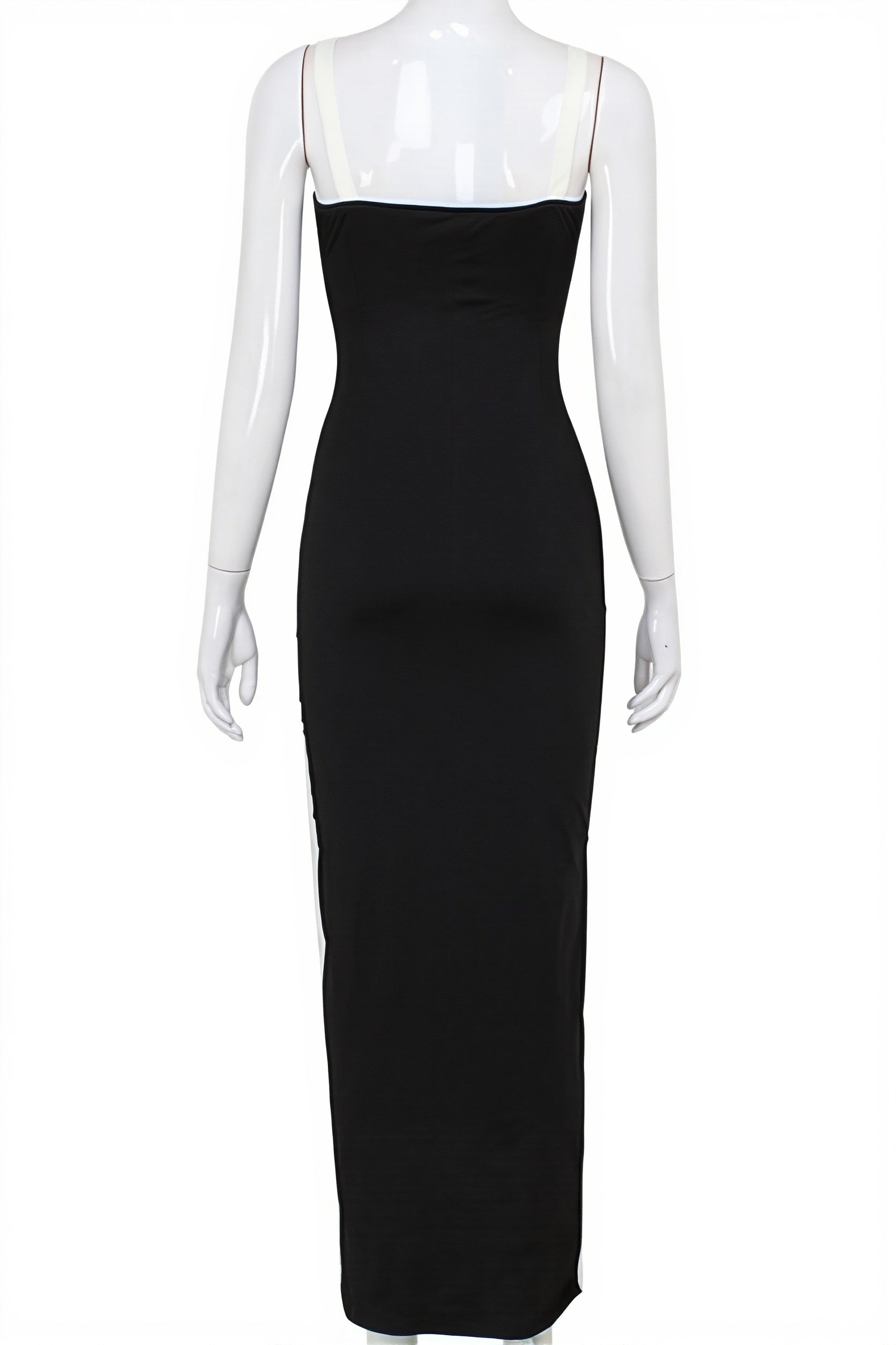 Elegant Patchwork Bow Solid Maxi Dress