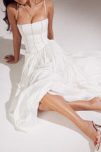 Elegant Gentle Floral Cami Fairy Maxi Dress