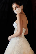 Langes Ombre-Brautkleid