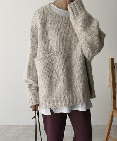 Ivory Drift Sweater